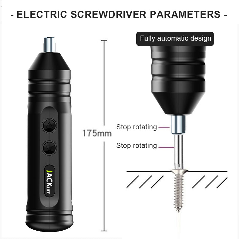 Mini Tournevis Electrique Sans Fil - 12 pièces