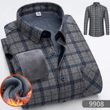 Chemise chaude à carreaux en velours épais pour homme - Livraison offerte
