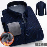 Chemise chaude à carreaux en velours épais pour homme - Livraison offerte