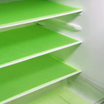 4x Tapis pour réfrigérateur antibactériens