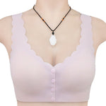 Soutien-gorge avec bouton à l'avant sans armature - Livraison Offerte