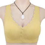 Soutien-gorge avec bouton à l'avant sans armature - Livraison Offerte