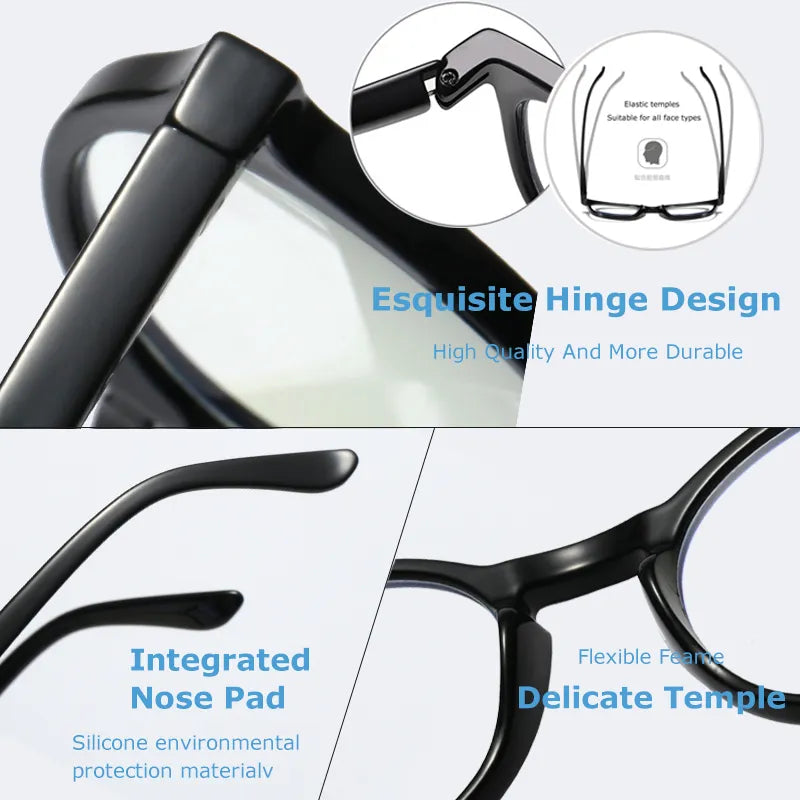 Elegancia - Lunettes anti-lumière bleue avec branches ULTRA flexibles