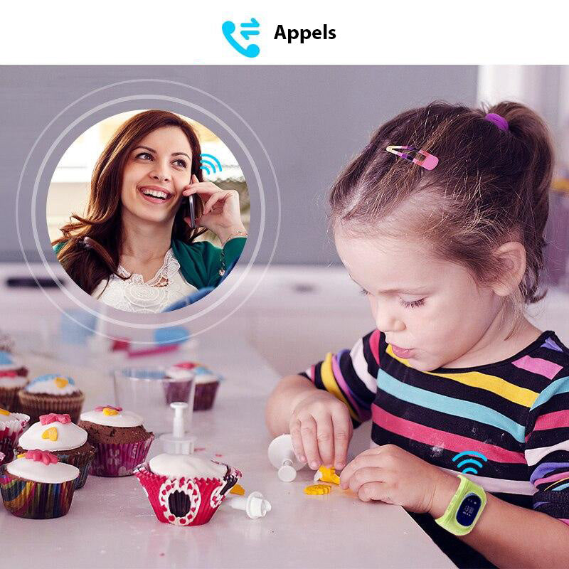 Montre connectée Sécurité GPS Tracker Avec Fonction SOS pour enfants - Livraison Gratuite