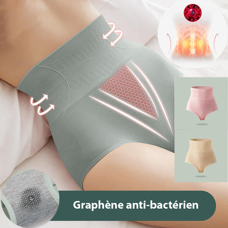 Lot de 3 Culottes Ventre Plat en Graphène Anti-bactérien