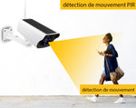 Caméra Solaire wifi de surveillance extérieur avec alarme de mouvement - Livraison offerte