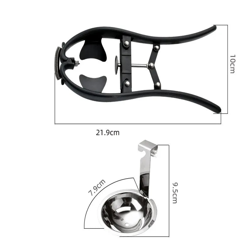 Ouvre-œuf multifonction en acier inoxydable