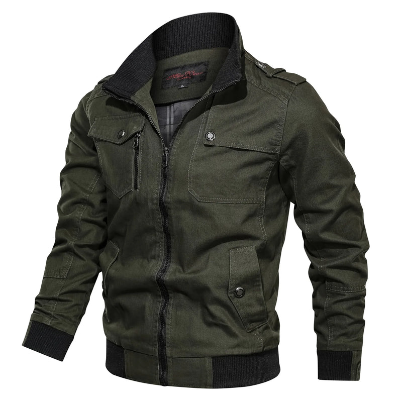 Veste Bombardier pour homme style militaire - Livraison Offerte