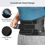 Ceinture de soutien lombaire et correction du bassin réglable