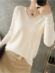 Pull col en V pour femme - Collection Printemps Été 2024 - Livraison offerte