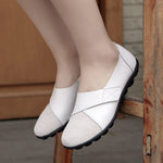 Mocassins orthopédiques en cuir pour femme