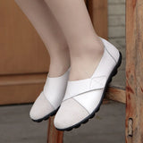 Mocassins orthopédiques en cuir pour femme
