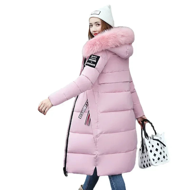 Manteau Parka long à capuche pour femme - Livraison offerte