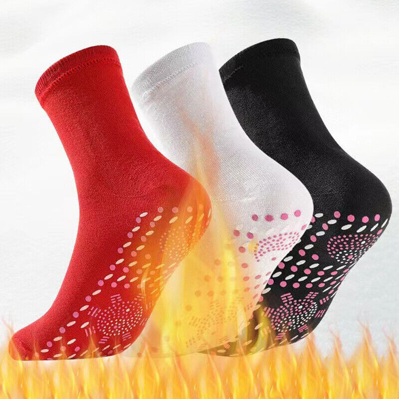 Lot de 6 paires de chaussettes auto-chauffantes de santé amincissantes et d’acupression - Livraison offerte