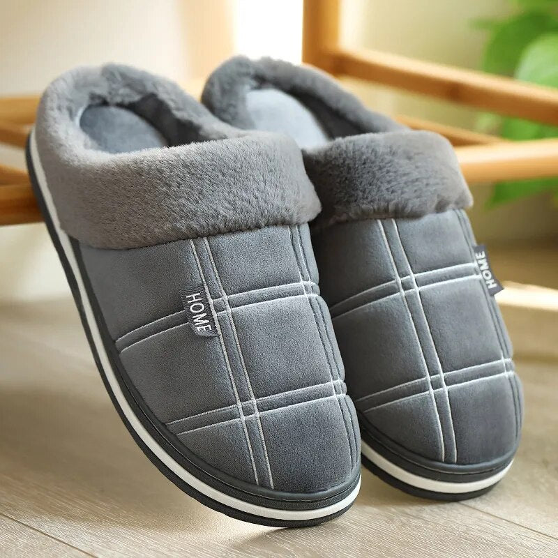 Cozy - Pantoufles d'intérieur confortables et douce pour homme