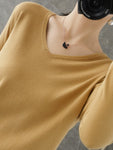 Pull col en V pour femme - Collection Printemps Été 2024 - Livraison offerte