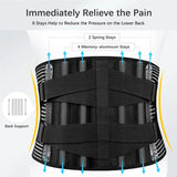 Ceinture de soutien lombaire et correction du bassin réglable