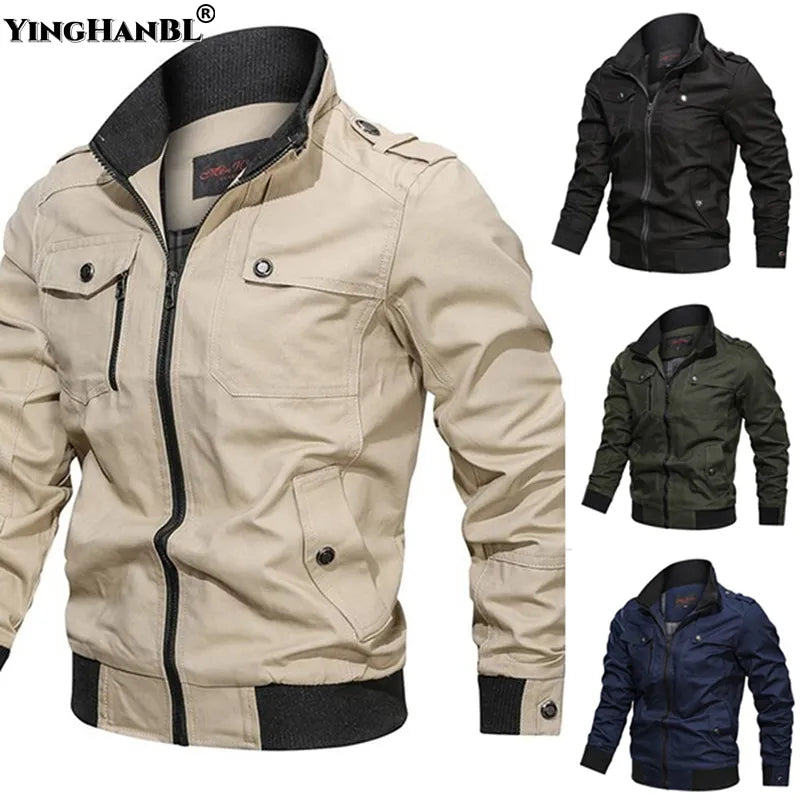 Veste Bombardier pour homme style militaire - Livraison Offerte