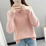 Pull à col roulé pour femme - Nouvelle Collection Automne Hiver - Livraison offerte