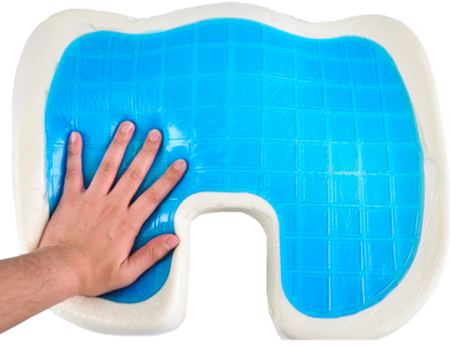 Coussin de Siège Orthopédique en Gel - Livraison Offerte