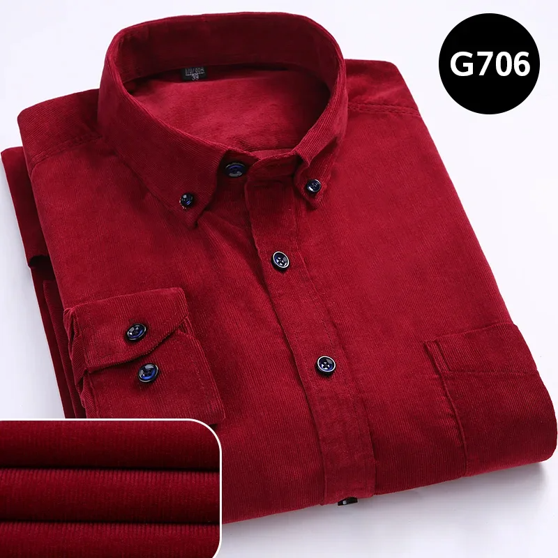 Chemise en velours côtelé - Homme