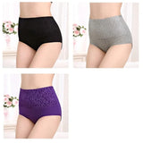 Lot de 3 Culottes abdominales en coton pour femmes