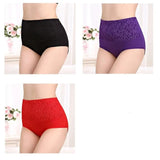 Lot de 3 Culottes abdominales en coton pour femmes