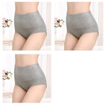 Lot de 3 Culottes abdominales en coton pour femmes