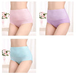 Lot de 3 Culottes abdominales en coton pour femmes