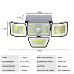 Panneau lumineux solaire multidirectionnel
