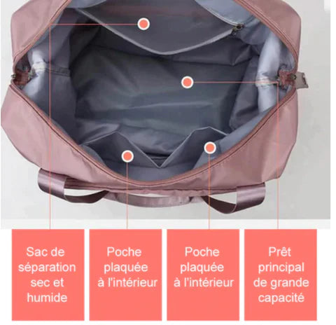 Sac de voyage pliable - GRANDE CAPACITE