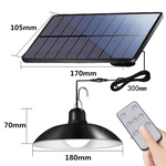 Lot de 2 lampes solaires suspendues