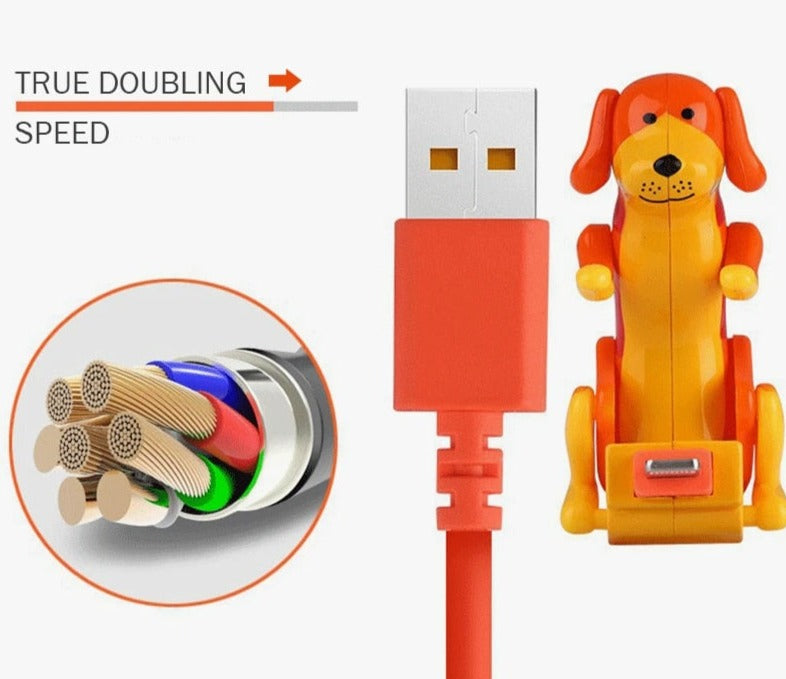 Chargeur rapide chien amusant