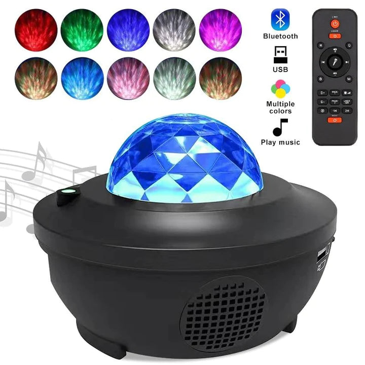 Projecteur LED Ciel étoilé - Bluetooth musique