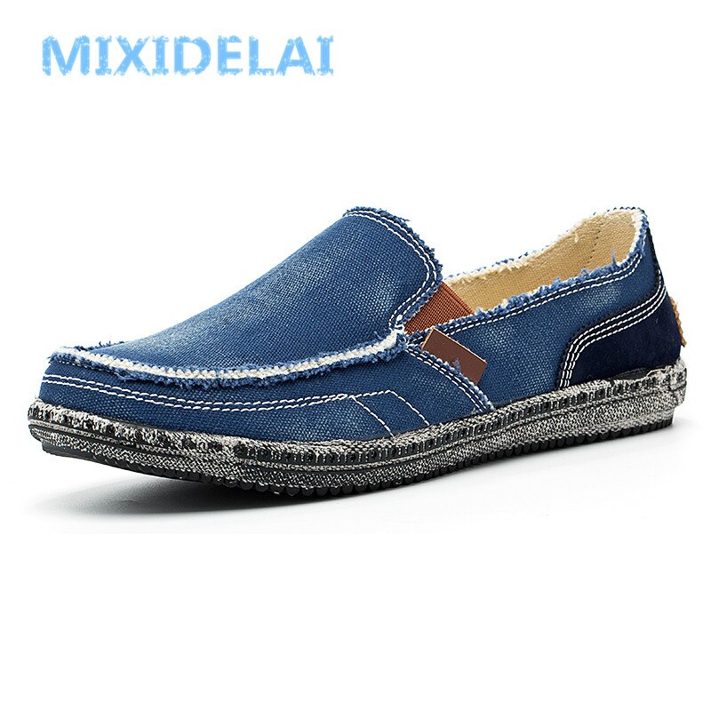 Mocassins en toile pour homme