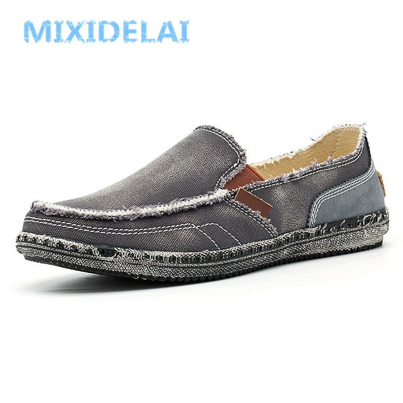 Mocassins en toile pour homme