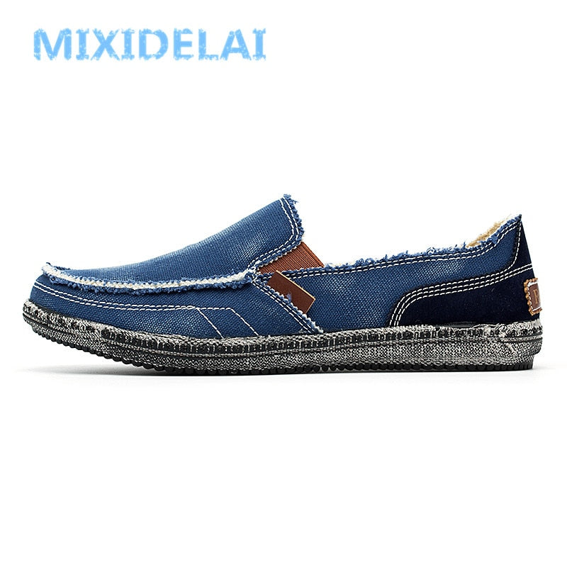 Mocassins en toile pour homme