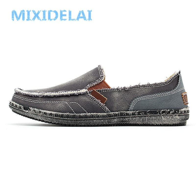 Mocassins en toile pour homme