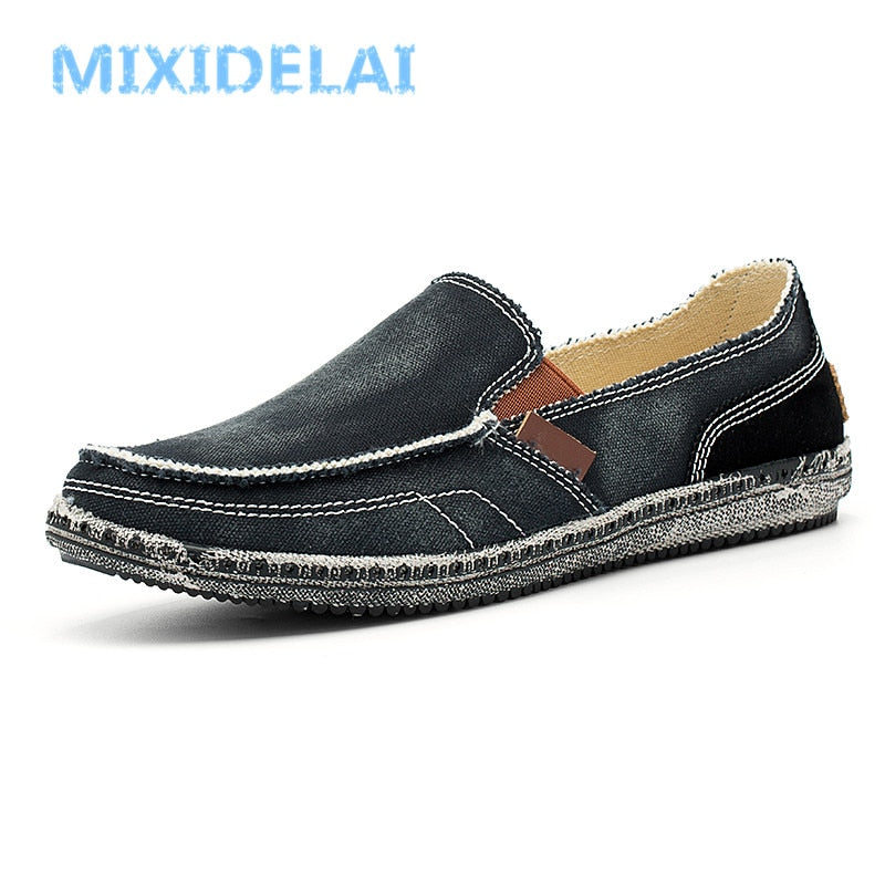 Mocassins en toile pour homme