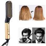 Peigne lissant pour cheveux et barbe