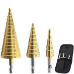 Lot de 3 forets en titane