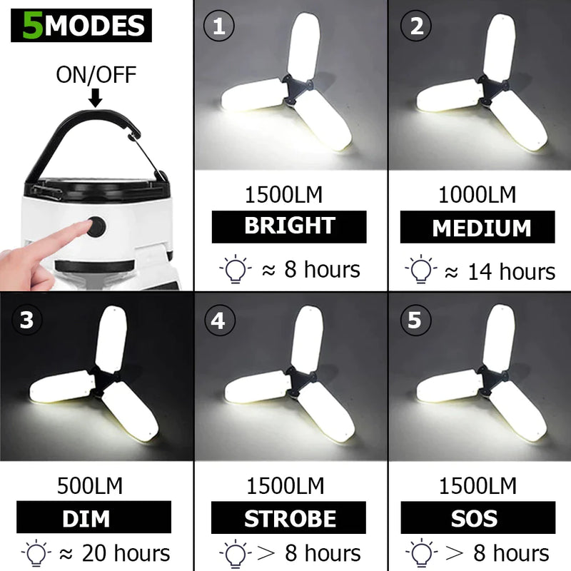 Lampe solaire sans-fil