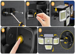 Panneau lumineux solaire multidirectionnel