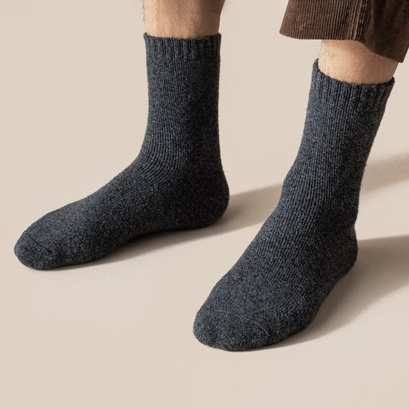 2x Chaussettes en laine mérinos mixte