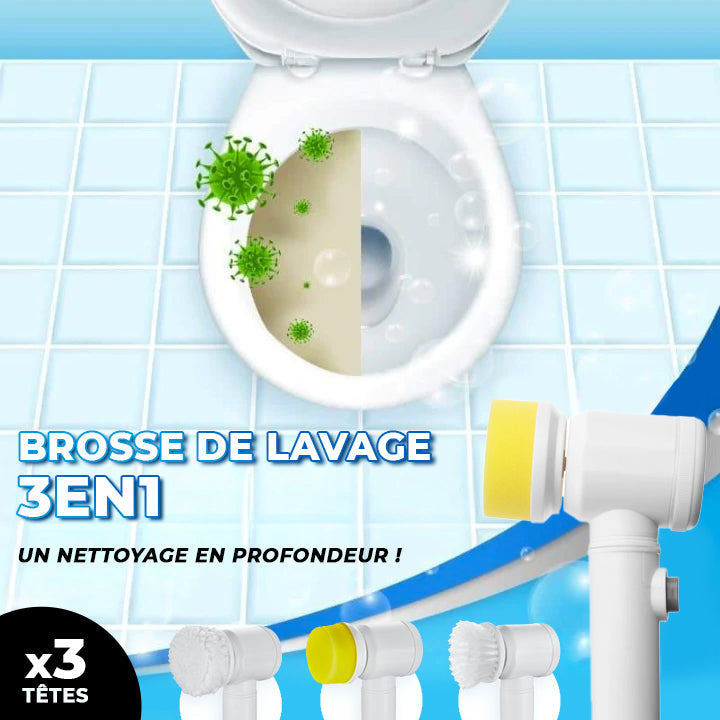 Brosse de lavage 3 en 1