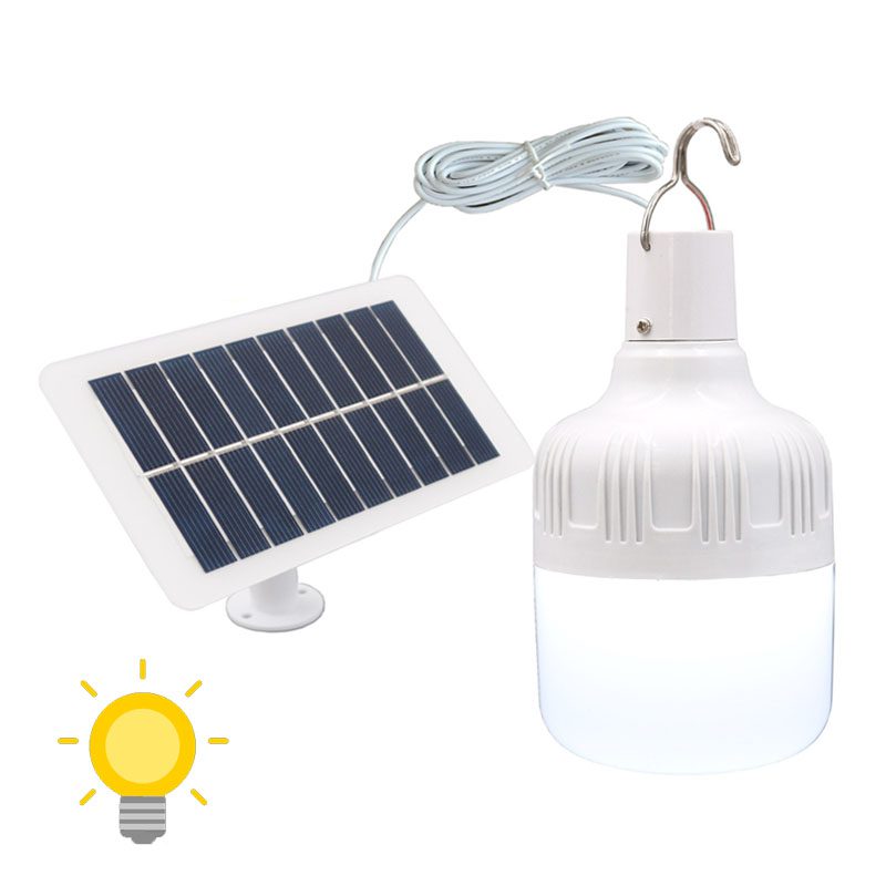 Ampoule LED avec panneau solaire