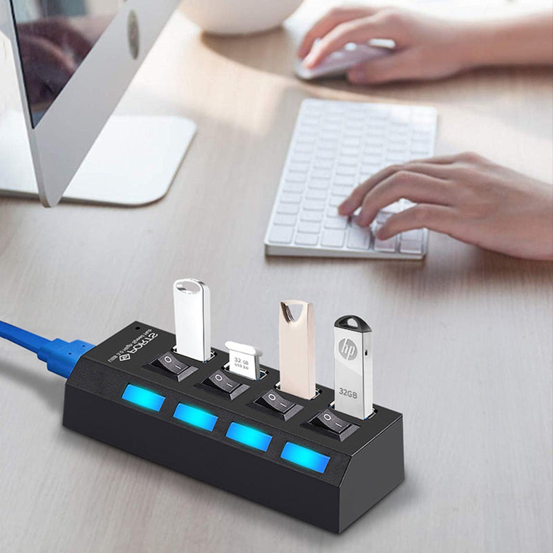 Hub multi USB haut débit 3.0